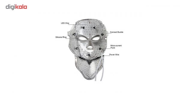 دستگاه جوان سازی پوست یونی پاور مدل ماسک ال ای دی 7 colors